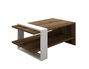 Hanah Home Gaye Conjunto de Muebles de Salón Nogal y Blanco